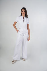 Pantalon  Luxe Blanco Para Dama